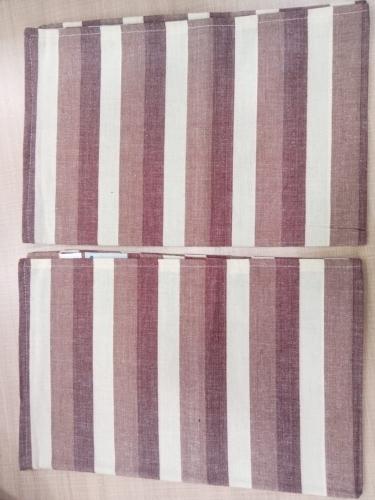 BEDSHEET STRIPE 90X108 2 PILLOW COVER
